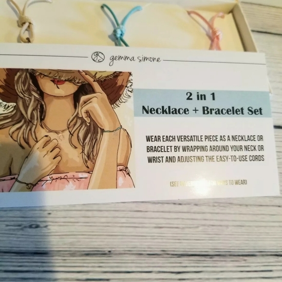 Gemma Simone Summer Vibes Rope Necklace & Charms - Picture 3 of 7